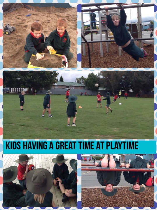 Kids having a great time at playtime