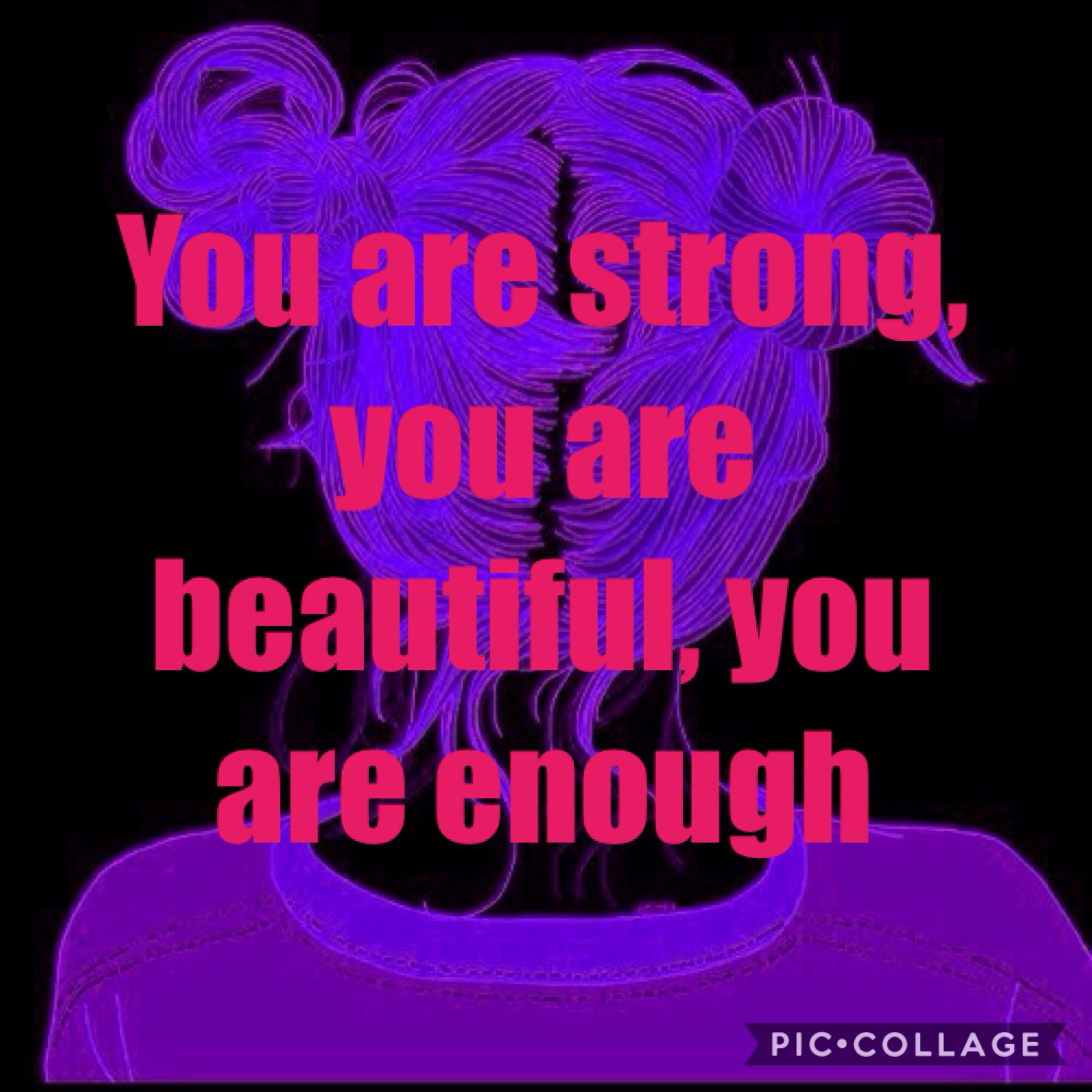 You are strong, you are beautiful, you are enough!❤️