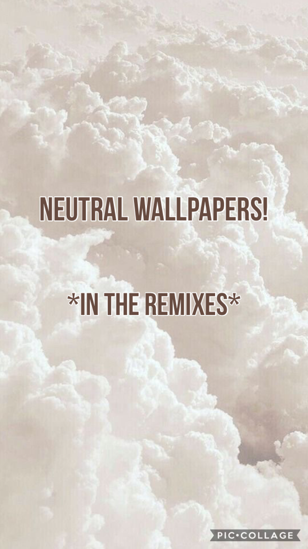 Neutral wallpapers! Love these colors!