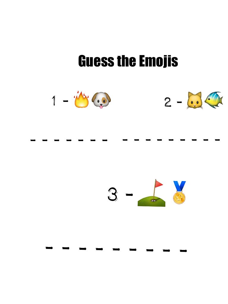 Guess the Emojis