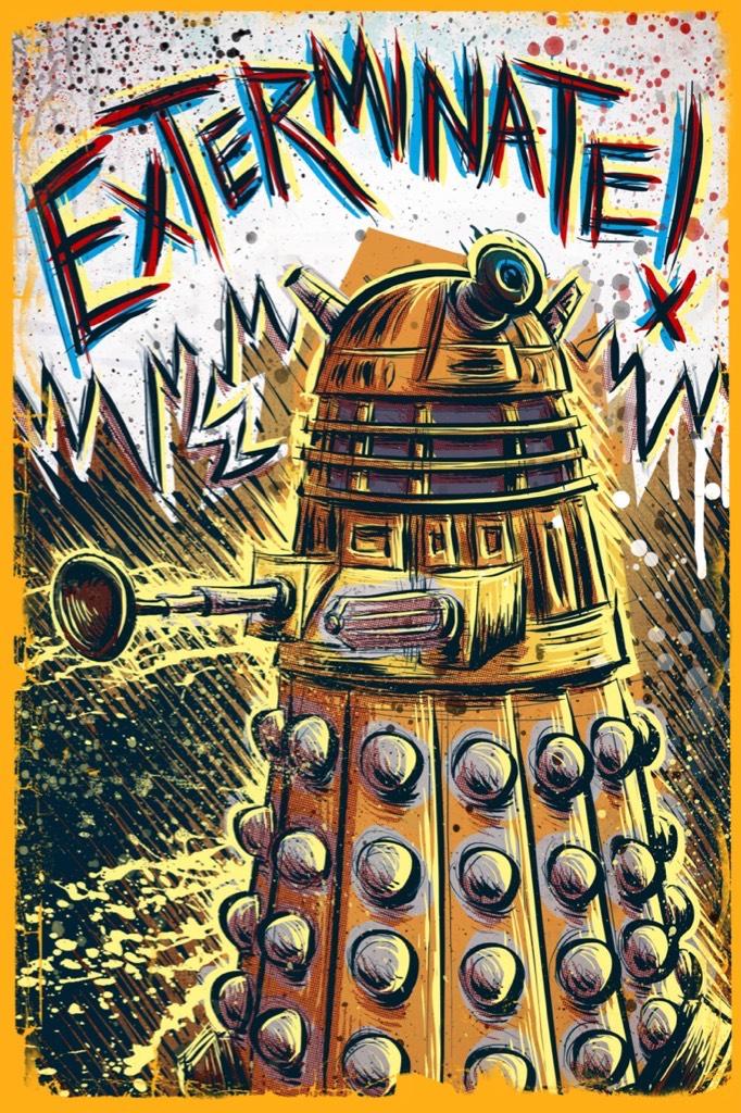 lol I don't like Daleks very much but eh... i💙 when the 11th Doctor goes "those little Daleks" lol I call people Daleks when I don't like them 😂