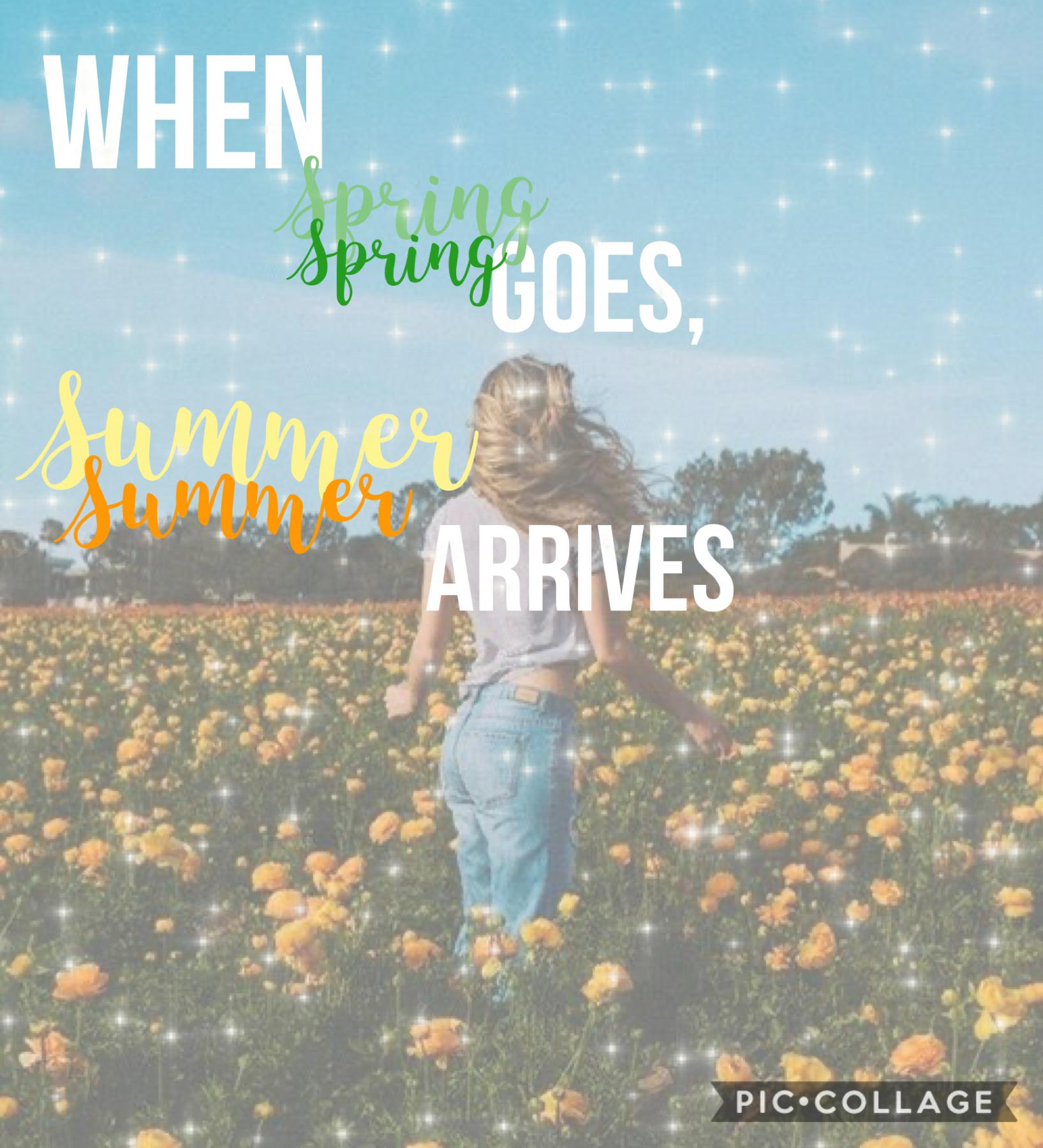 Spring and summer💐❤️