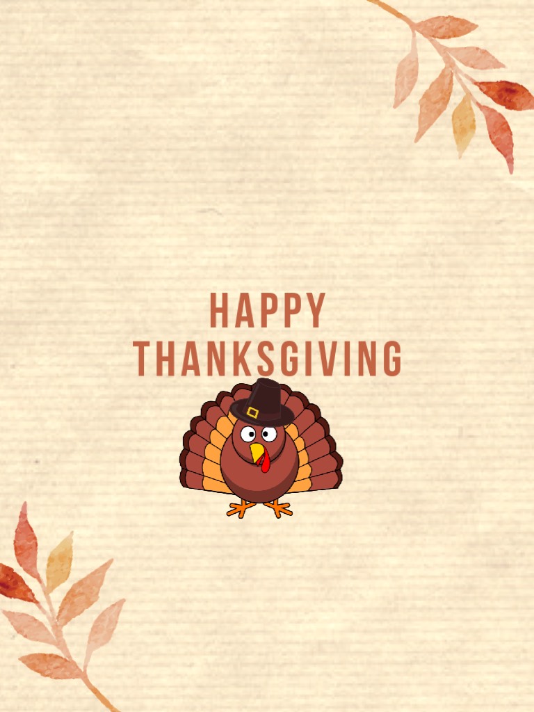 Happy Thanksgiving everyone!
