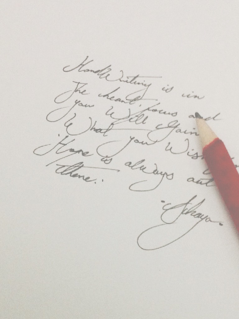 My handwriting at the age of 11❤️ #ShareYourHandWriting