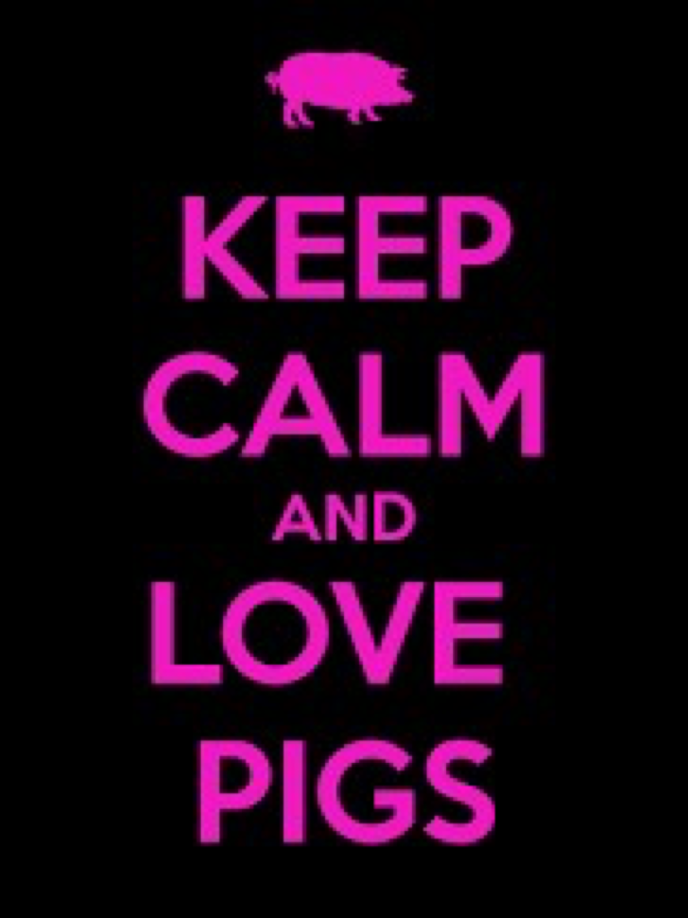 Keep Calm And Love Pigs Y'all 