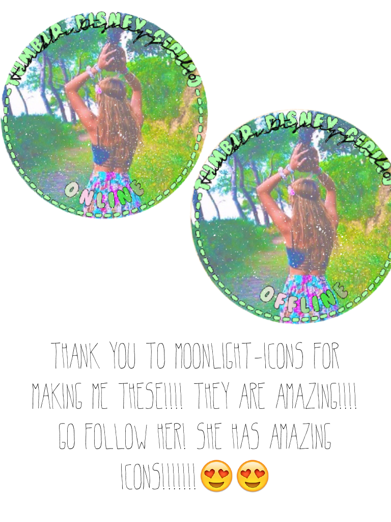 Thank you to moonlight-icons for making me these!!!! They are amazing!!!! Go follow her! She has Amazing icons!!!!!!!😍😍