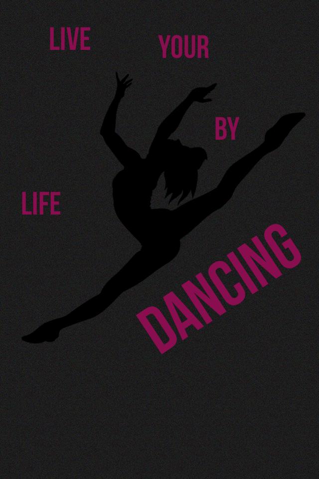 Live your life by dancing 💛💙💜💚❤️
