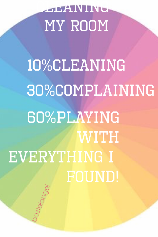 60%playing with everything I found!
