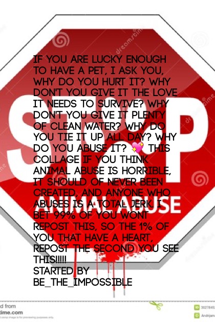 Animal Abuse is horrifying