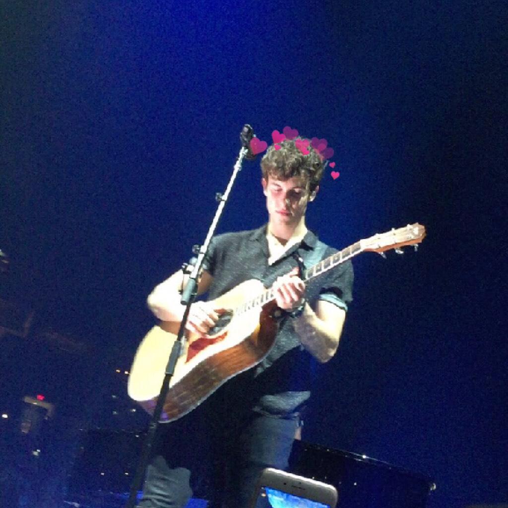 Last night i saw  shawn he touched my hand I cried