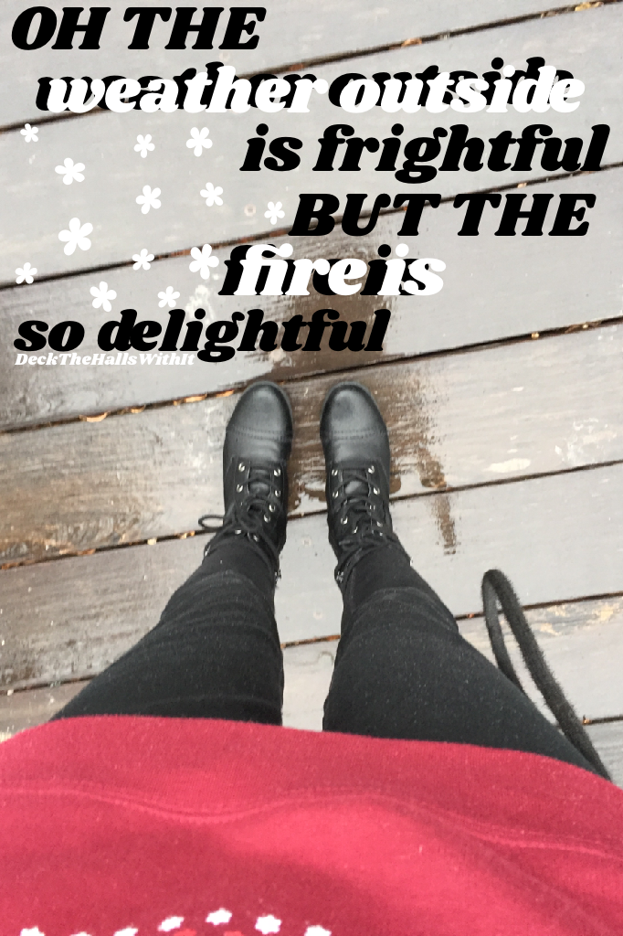 My photography//yes that's a phan sweater//why am I wearing combat boots in the rain//that's a dog leash next to me//oMGOD CHRISTMAS IS IN 2 DAYS