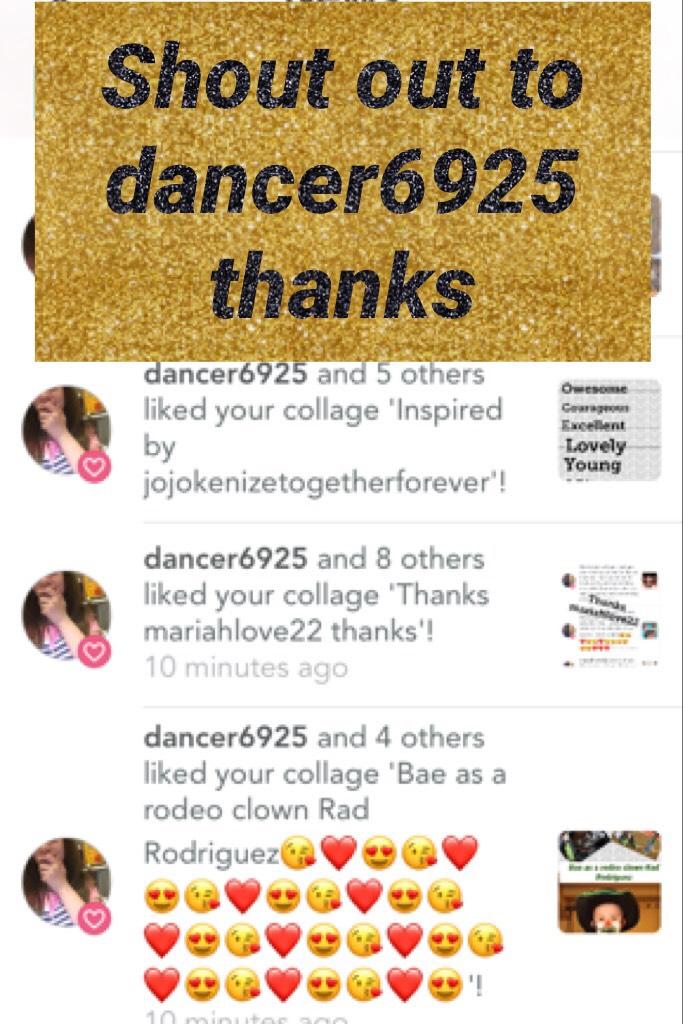 Shout out to dancer6925 thanks 