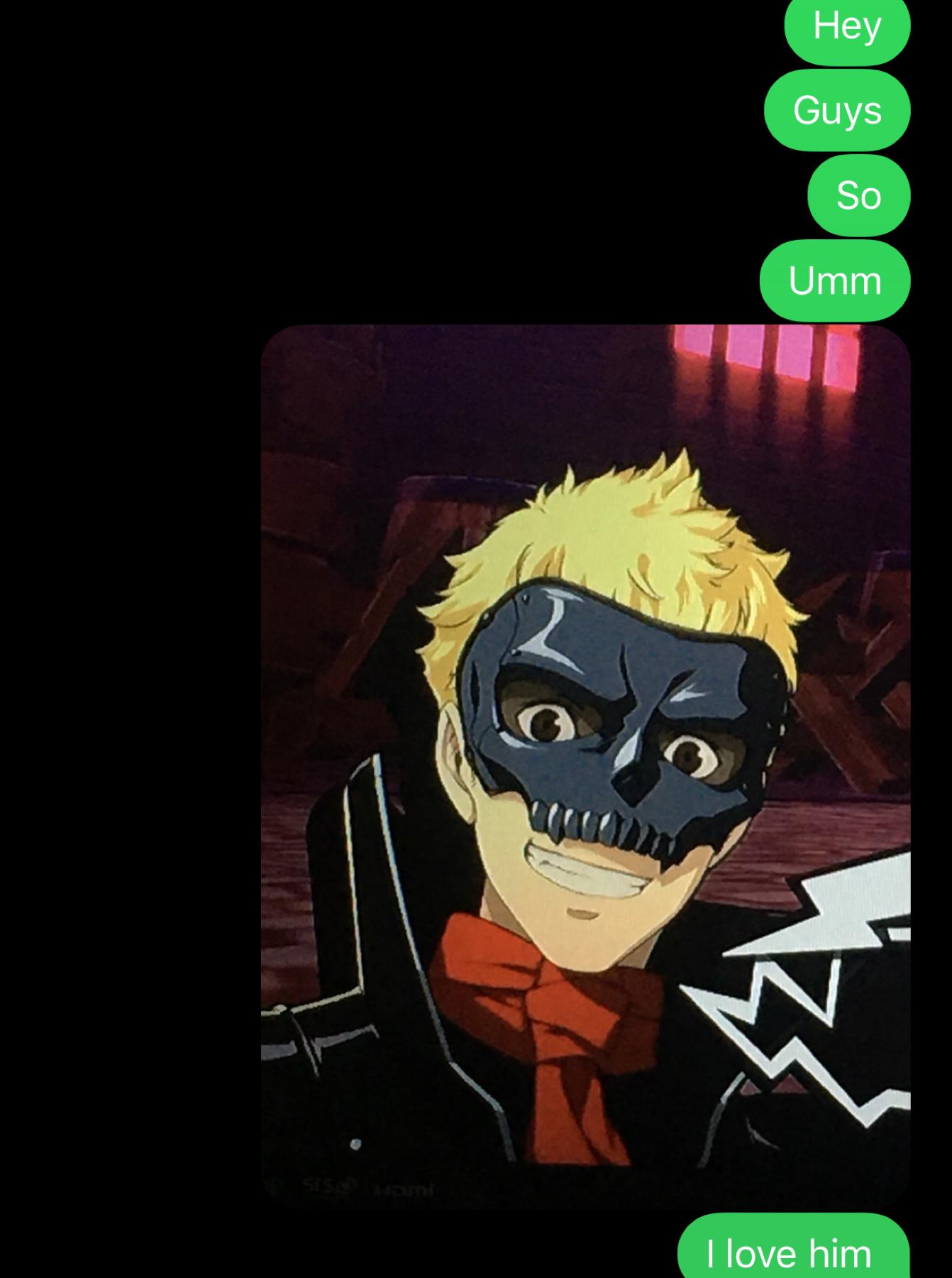 Tap
Man replaying P5 (playing P5R for the first time) (bruh their the same game and I already knew that but I still got it anyway) is making me fall in love with Ryuji again 🥺