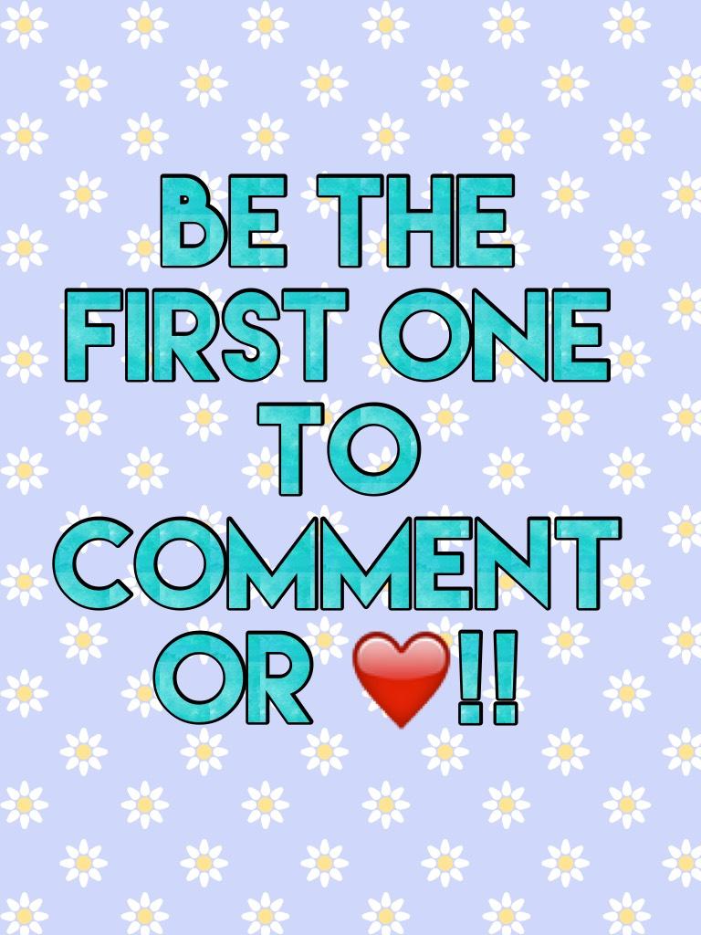 Be the first one to comment or ❤️!!