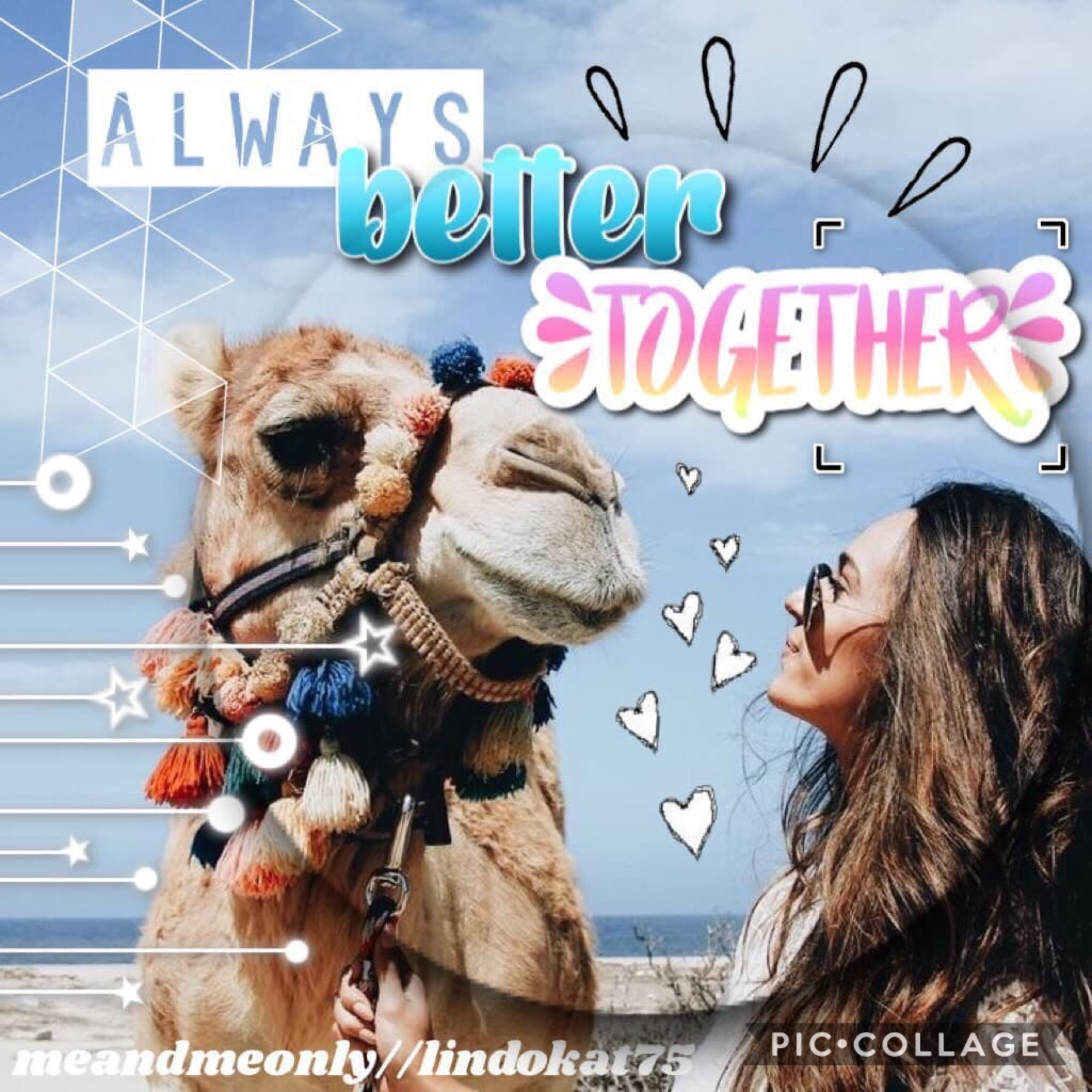 collab with the fab queen 👑....
lindokat75!!! everyone go follow her, she’s super amazing and makes the cutest collages. sorry everyone for so many collabs, I think I have a few more to post and I’ll be able to post my own collages soon ❤️ please go show 