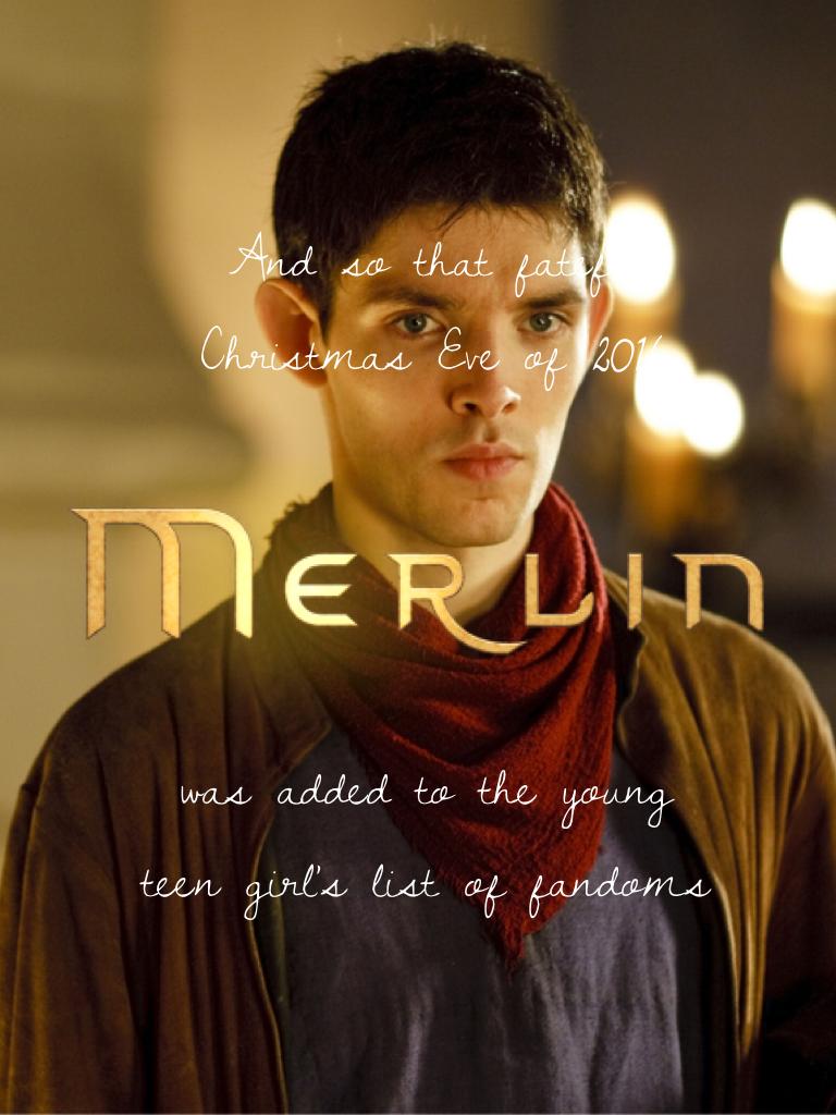 They had me at the head chopping🙂
But for real I've only seen the first episode as suggested to me by a friend and I love Merlin now!! Apparently it gets a little sad. Hopefully that won't be a problem bc of SPN