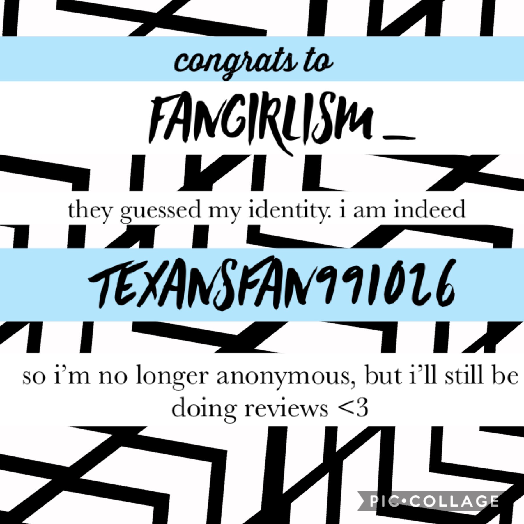 I’ve been exposed!!
Congrats Fangirlism_. You’ll get a fanpage! 