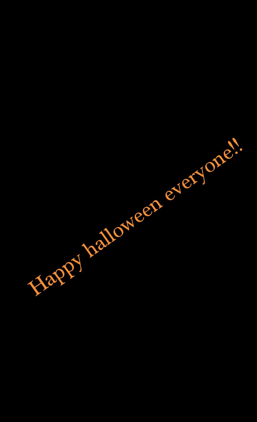 Happy halloween everyone!!