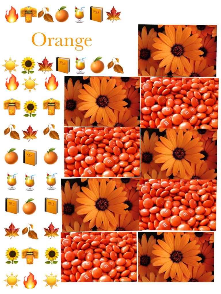 For all those orange lovers