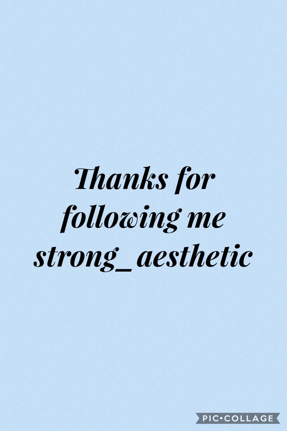 Thx for following me 