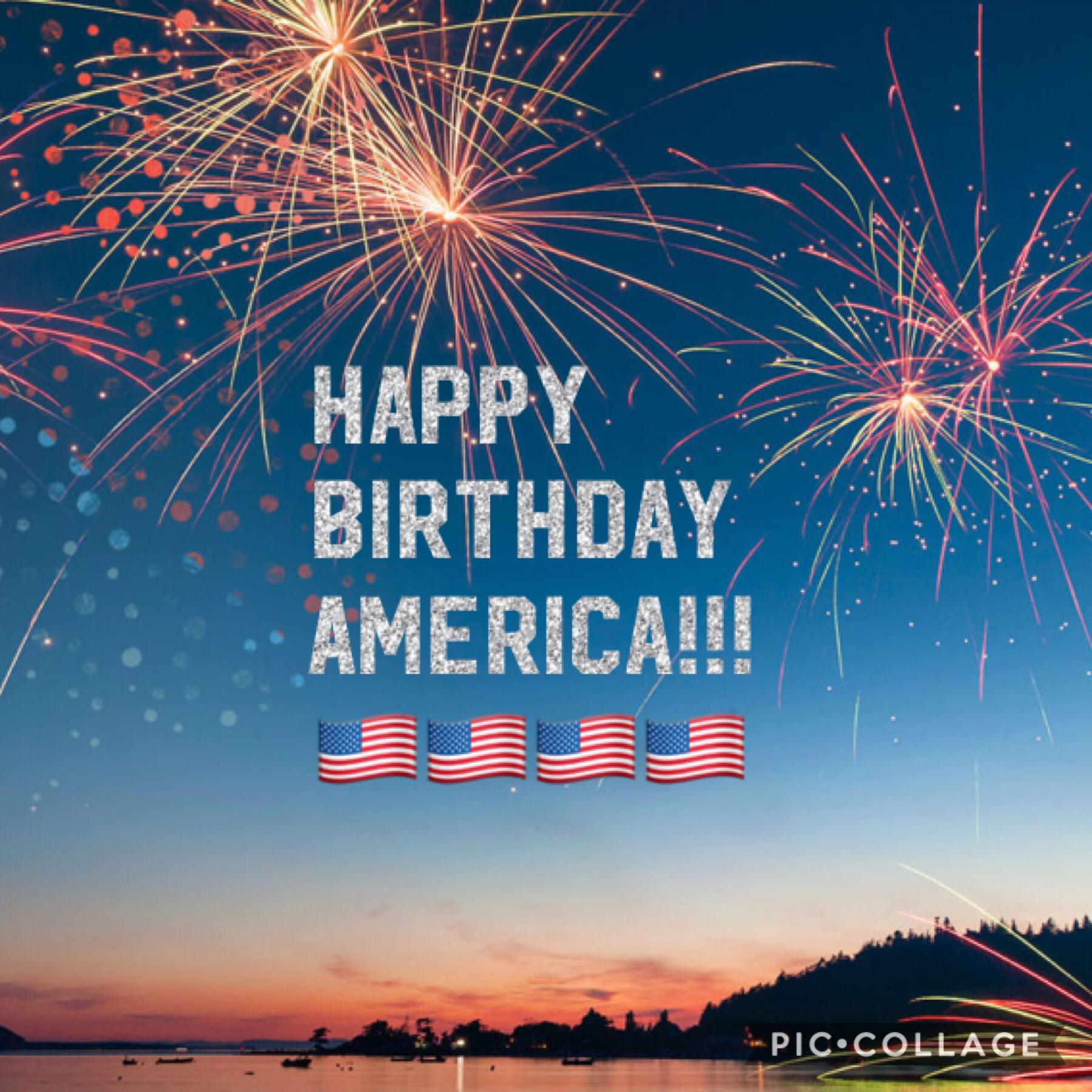 Happy early birthday to America I will be up north so I’m posting this now!!!
