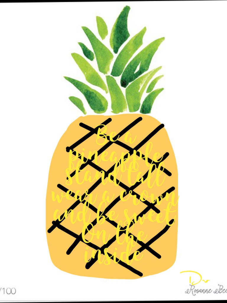 Are you a pineapple?