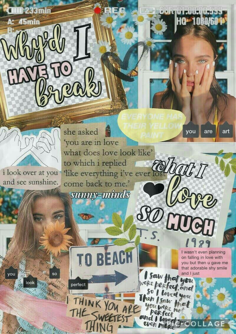 💛Tap💛
I'm in love with this!! I love the song too!!! Afterglow by taylor swift❤
Ahhh! Idk why but I love how it turned out💕
------How's everyone doing?------
QOTD: Fav color?😘
AOTD: Light yellow and light pink!✌
🌴🌼🌴