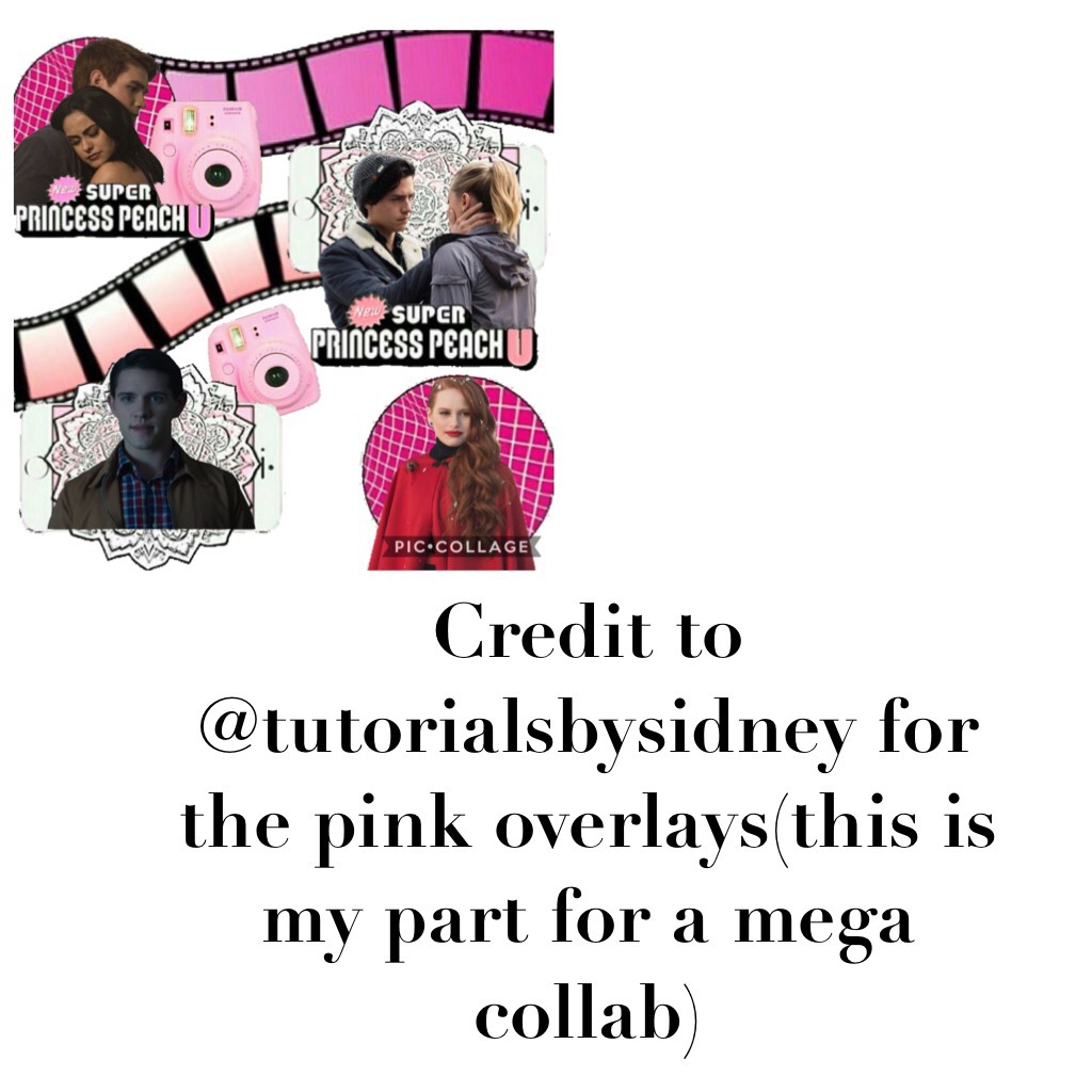 Credit to @tutorialsbysidney for the pink overlays(this is my part for a mega collab)