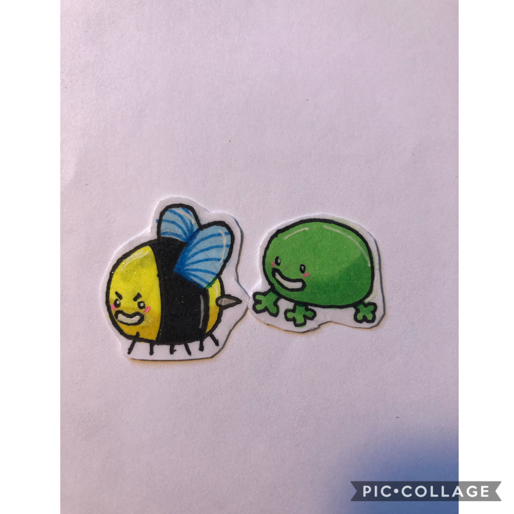 Some stickers I made for my friend:) 