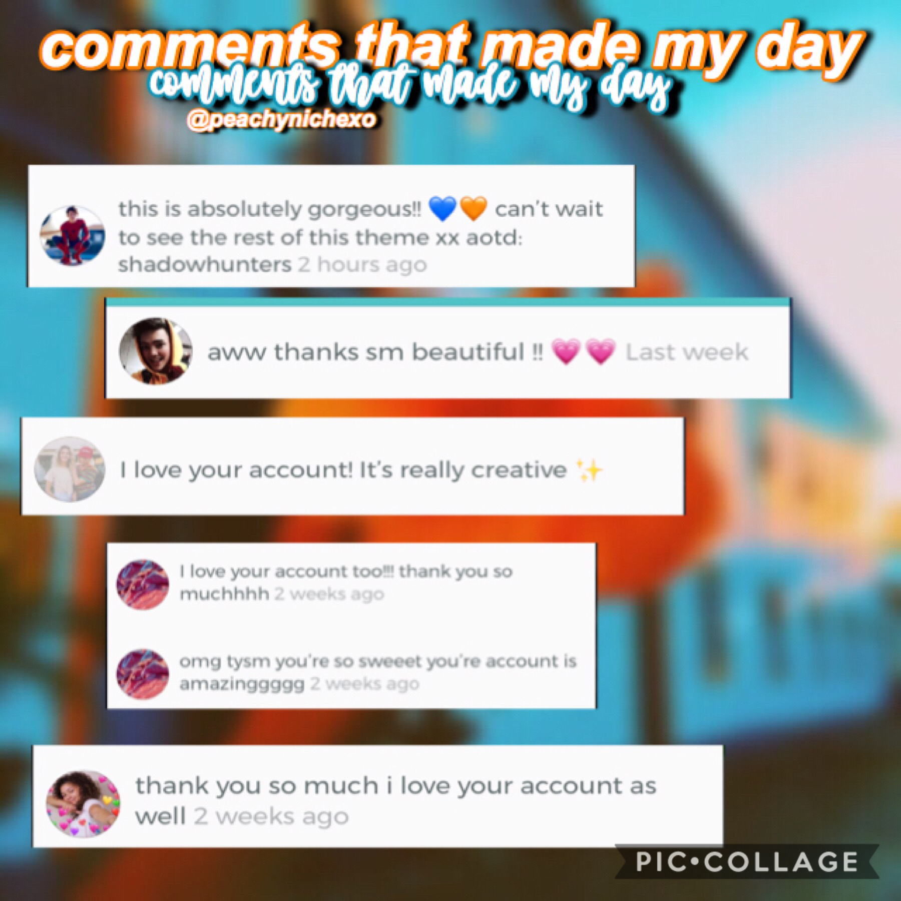 ♡Tap




peachyniche::❃
Hey! I love this niche meme because there are so many positive comments. I hope you guys like it🧡💙Goodbye my loves🧡💙Comment down below what u should do next🧡💙

—date:7/15/18
—time:11:51pm
—qotd:favorite song
::❃