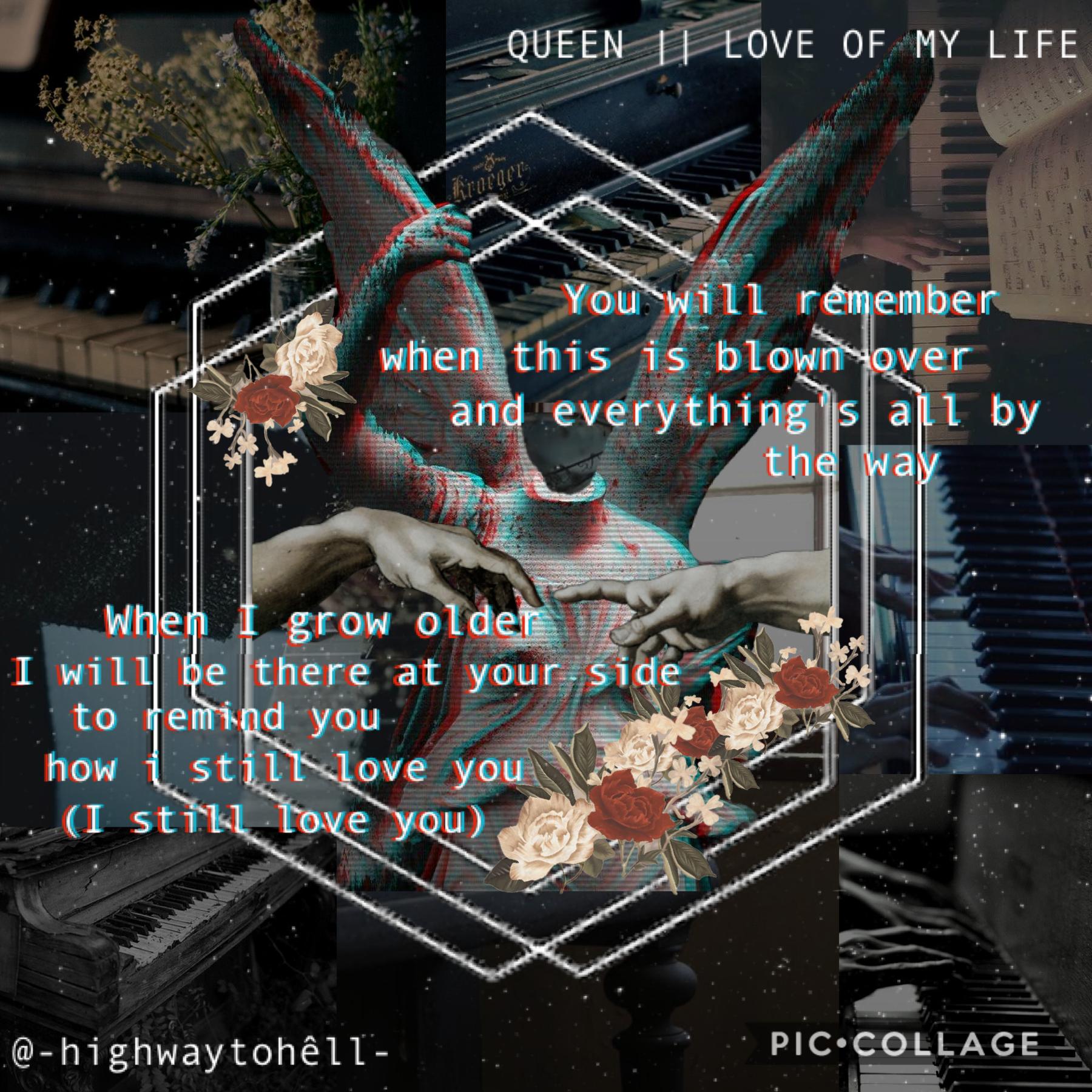 QUEEN || LOVE OF MY LIFE

i spend way too much time on this app nowadays. it's becoming a problem. 

also i think this might be my favorite collage i've made. i really like how it turned out.