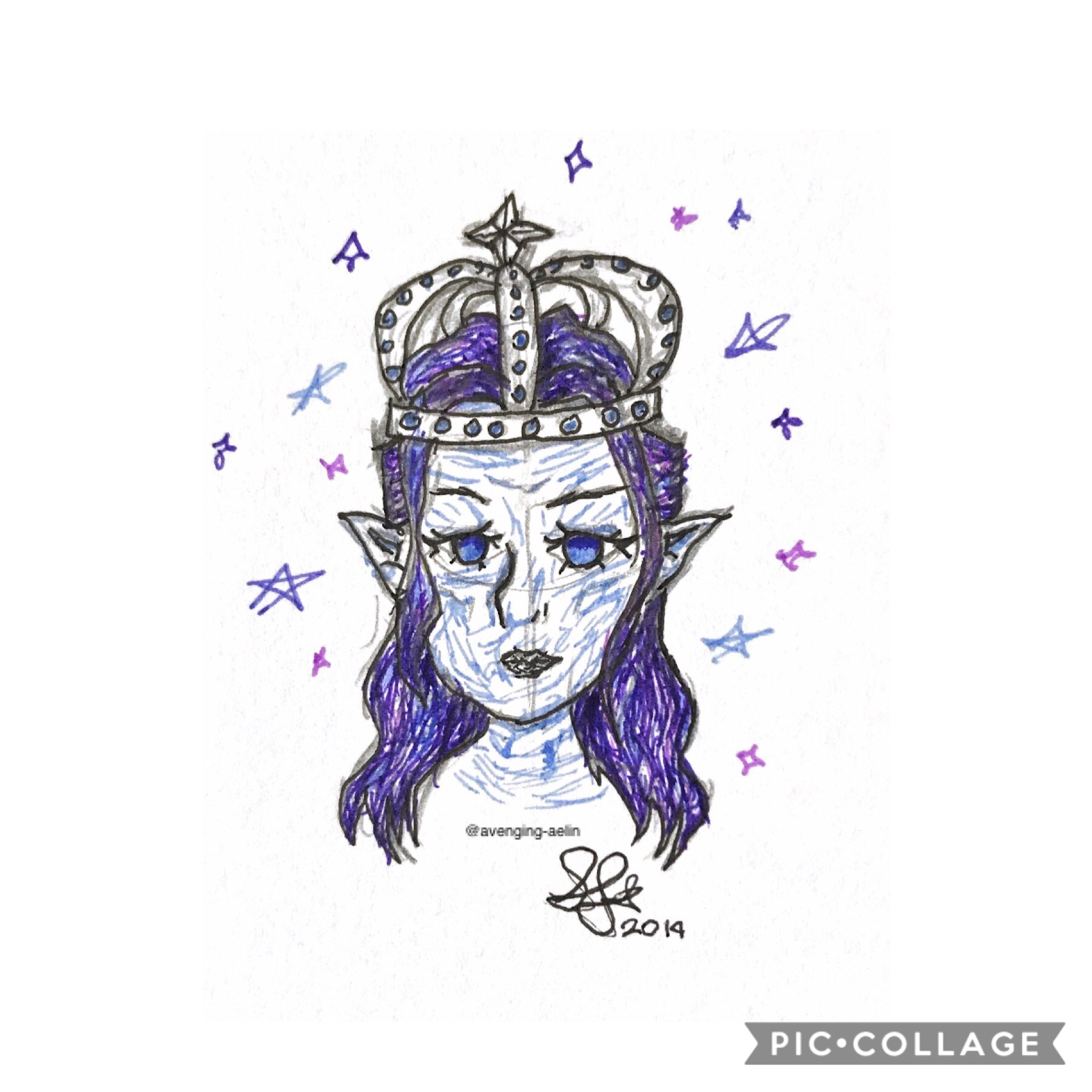 🔮Princess of Stars🔮{tap}

Eyyy, I’m at band camp for the week and I had to bring my tiny travel sketchbook so I can’t finish art trades, but I did get a fancy .2 mm pen for linework along with some other fancy pens.