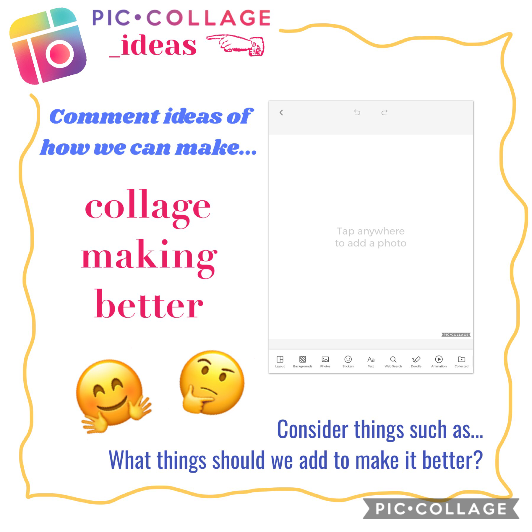 How can we make collage making better?