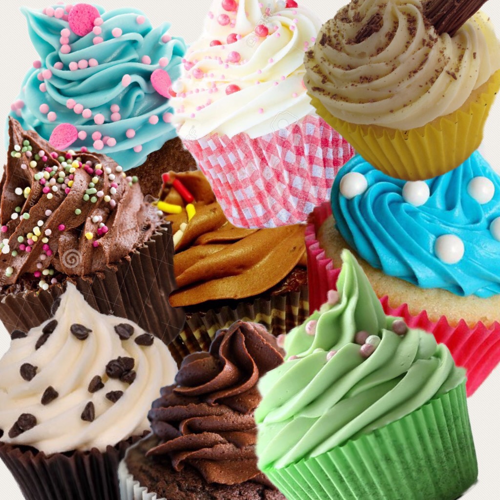 Cupcakes 🎂💜❤️🧡💛💙💚