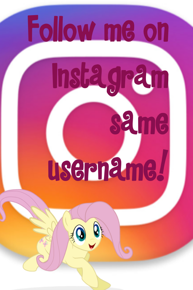 Follow me on Instagram same username!