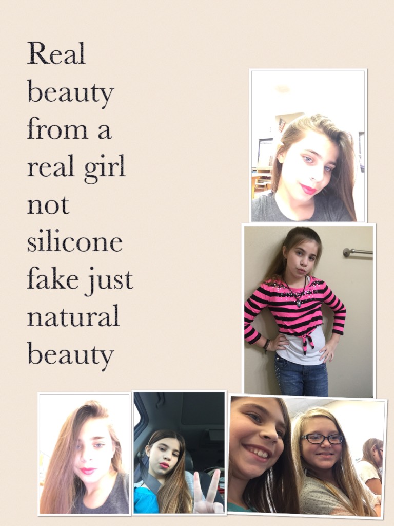 Real beauty from a real girl not silicone fake just natural beauty