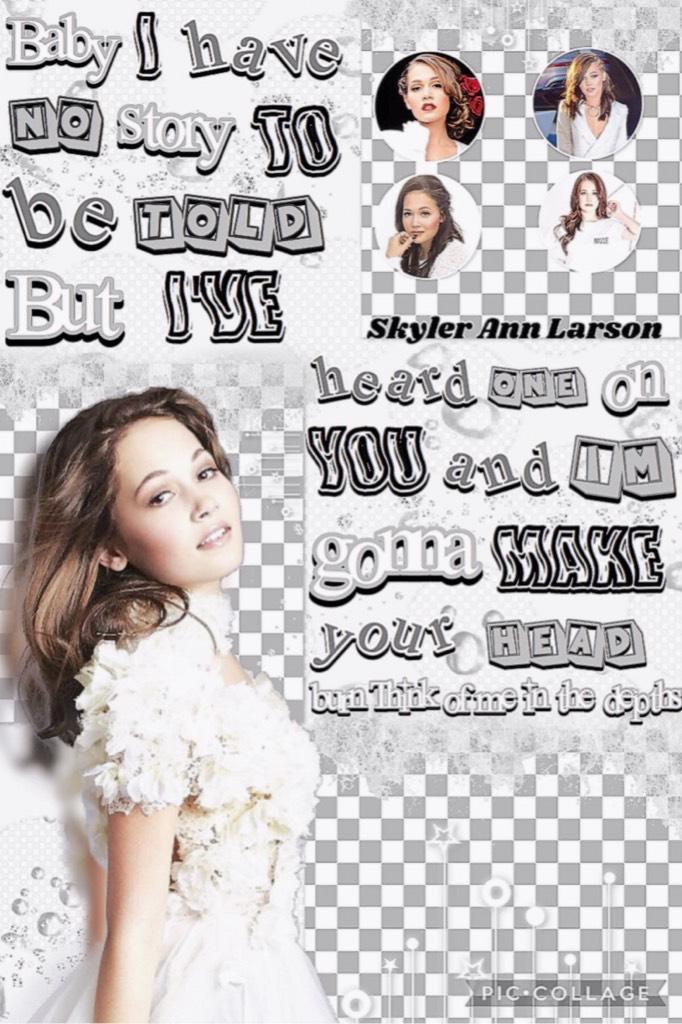 Tapp!!!

Late night edit with another oc!!

Skyler Larson (girlfriend of Marty Carson) 