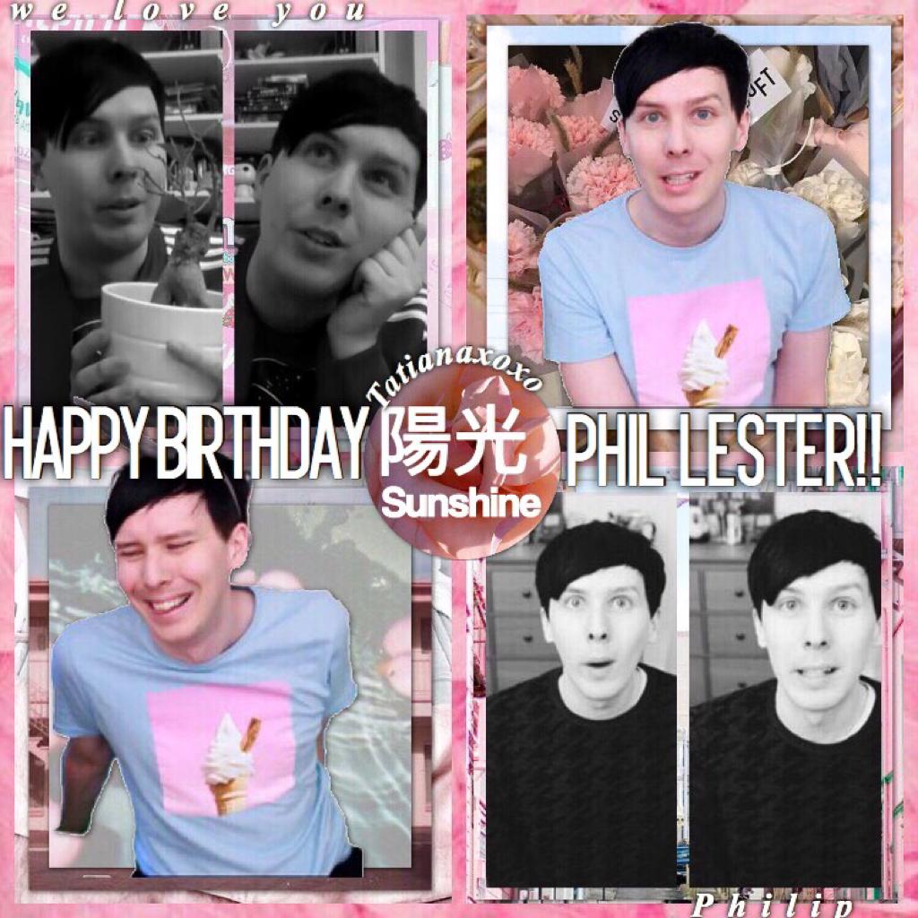 OMIGOD happy birthday Sunshine!!☀️💓your 30 omg time flew so fast!! My bean has been through so much and he's been so successful and has helped me sm I love you Phil i hope you have the best year!!👏🏼💞HES SO PRECIOUS FFS HOW IS SOMEONE SO PRECIOUS ✨