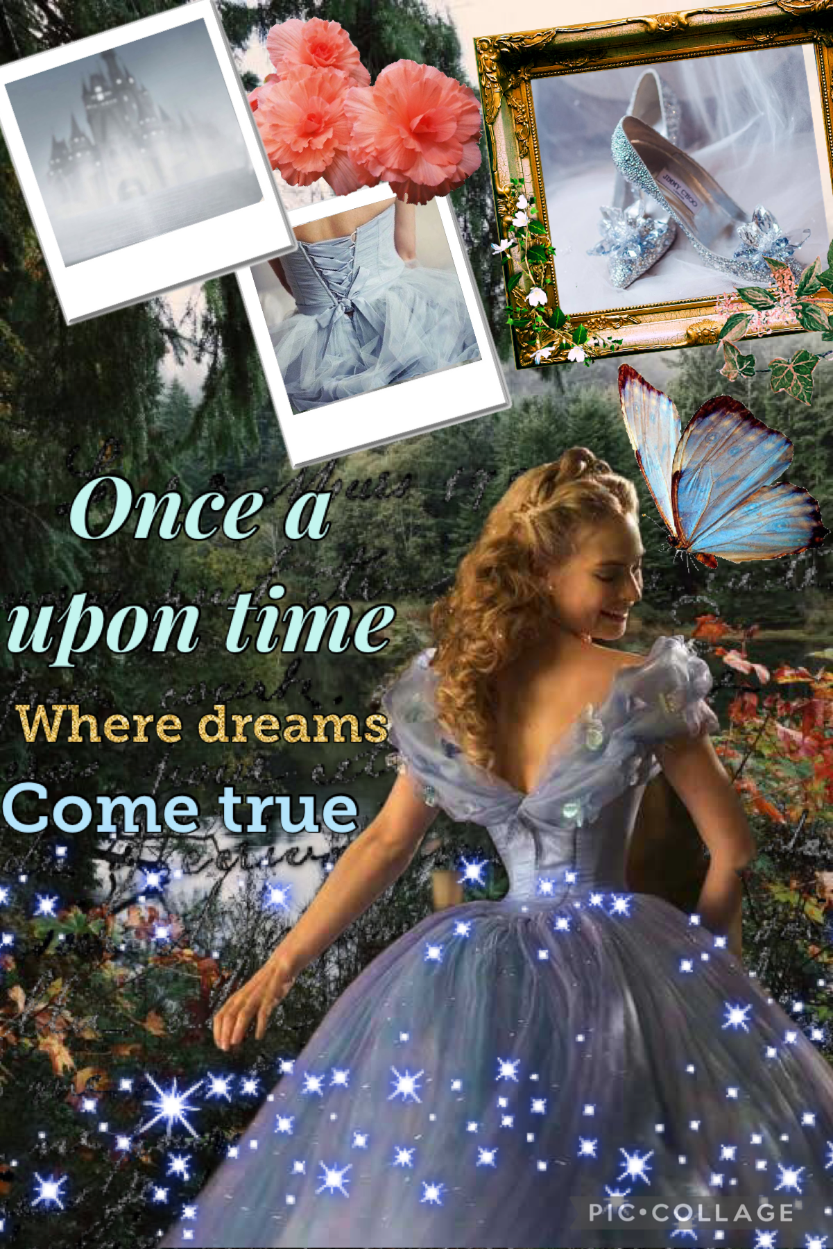 Cinderella aesthetic collage 26.2.21