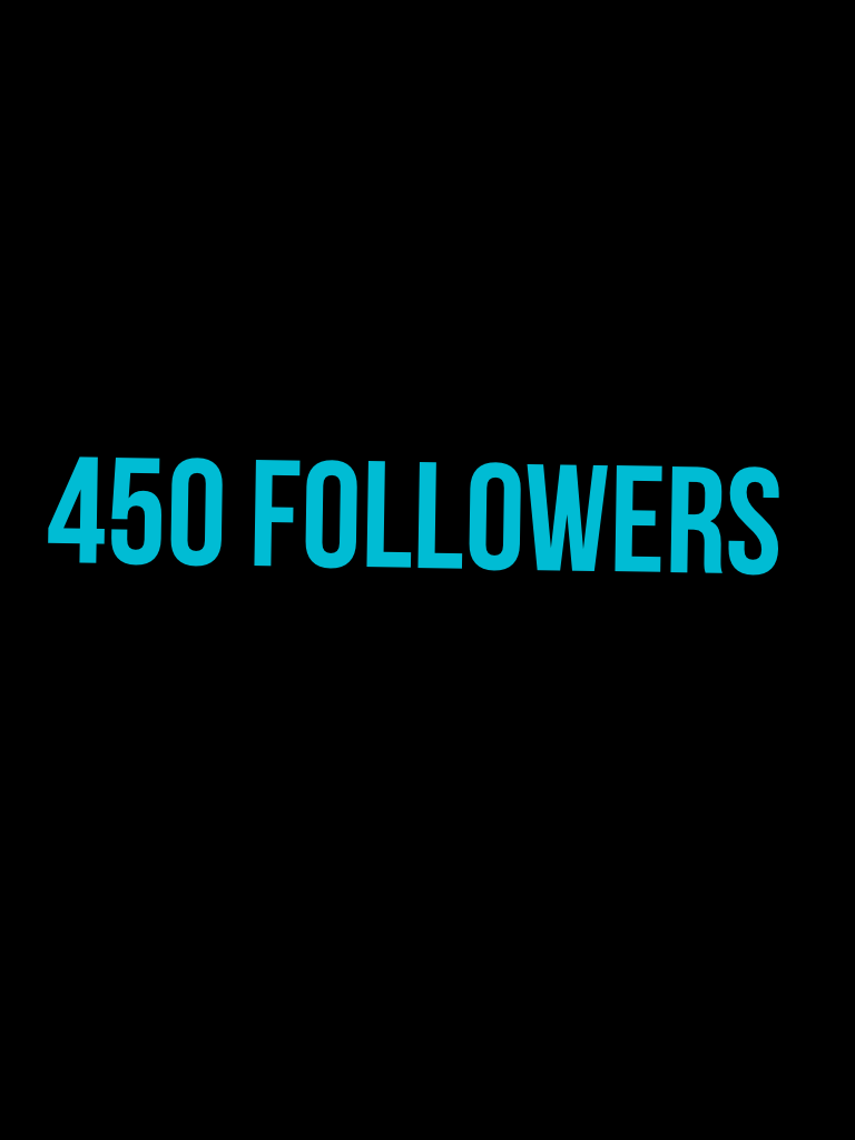 450 followers