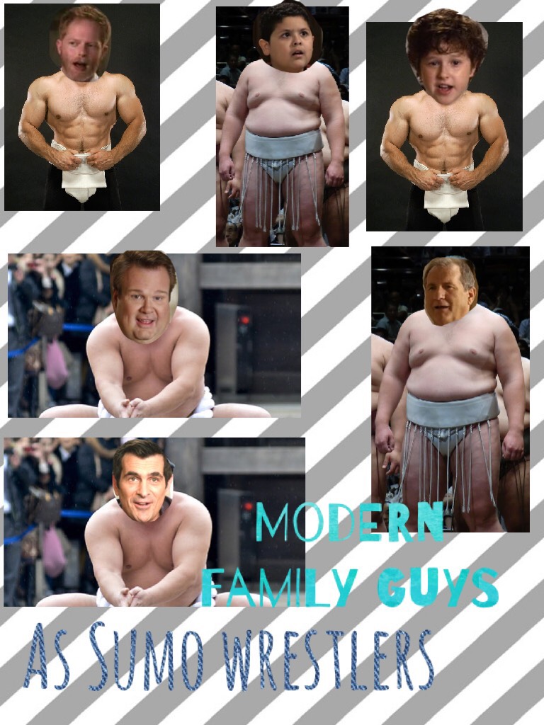 Modern Family Boys As Sumo wrestlers