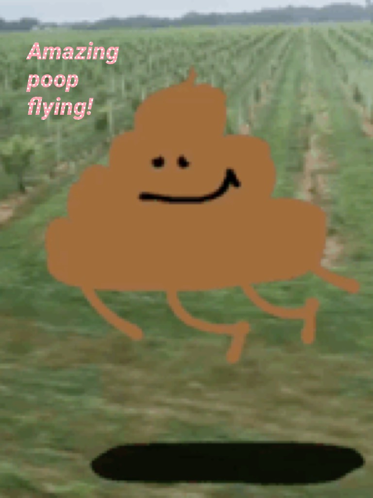 Amazing poop flying!