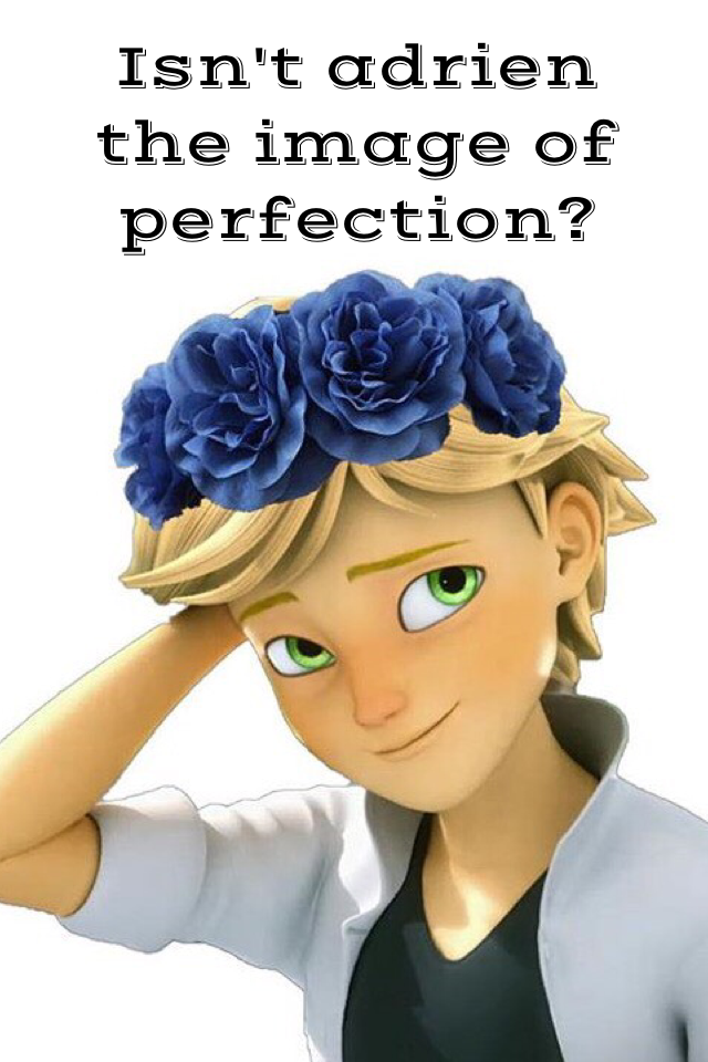Isn't adrien the image of perfection?