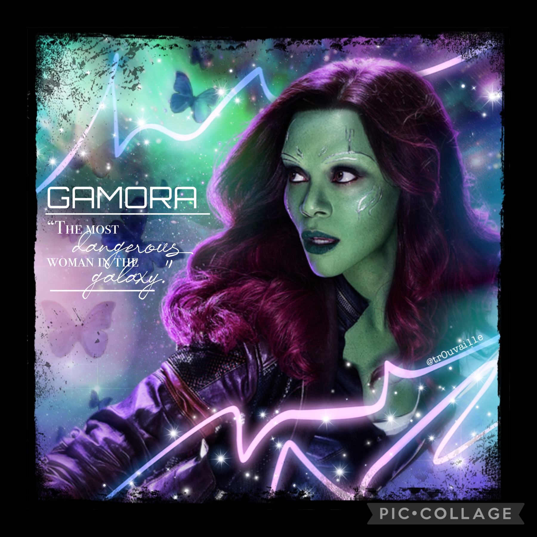 🌌 Gamora edit!!!  Who’s your favorite Guardian of the Galaxy?
