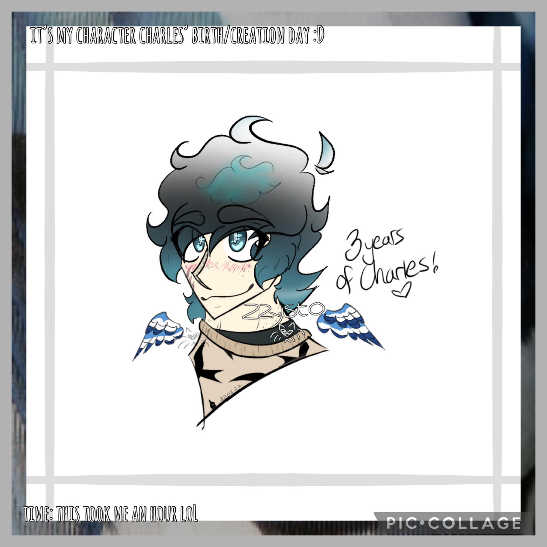 🪶Tap🪶
-look in remixes plz :]-
on this day, three years ago, I drew Charles for the first time and created him as a character!! man I love him so much, he’s just my beautiful son- I’ve built on his character a lot, yet his design has remained very much un