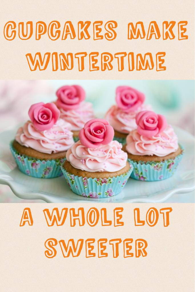 Cupcakes make wintertime 




A whole lot sweeter 