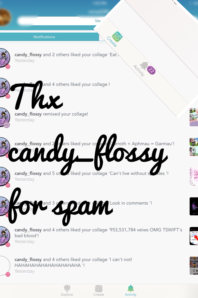 Thx candy_flossy for spam