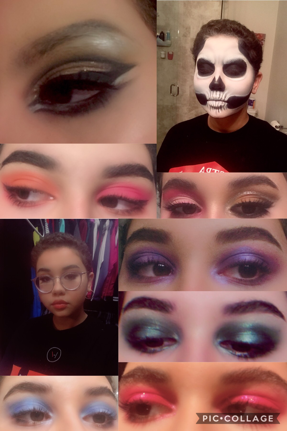 My last couple makeup looks in the last monthish. Which ones ur favorite? ORRRRR leave me some suggestions for future looks :)))) (pls)