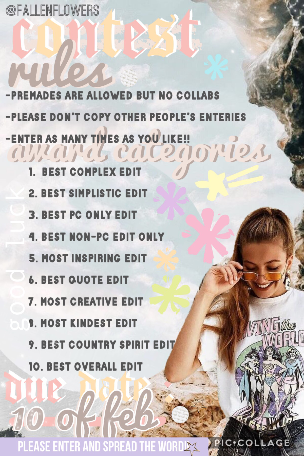 contest!! please enter🥳 due:feb 10🌿🌸 comment potato down below if you told someone about this contest and we’ll give you a spam of likes❤️
