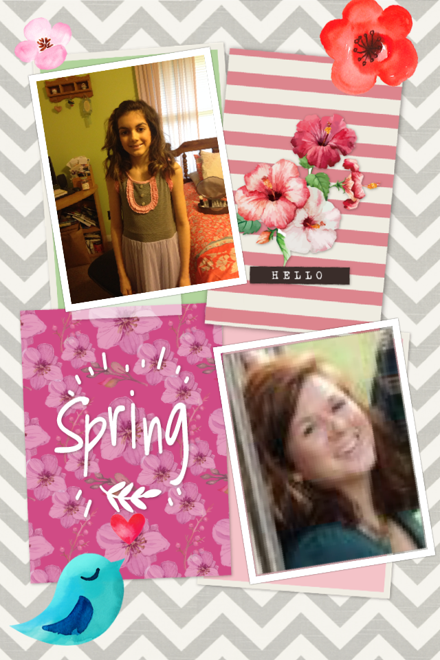Done with my spring collage 